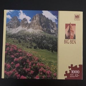 Big Ben Hasbro 1000 Piece Jigsaw Puzzle Dolomites, Italy - NEW, Sealed